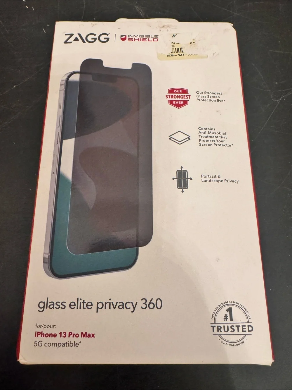 Zagg iPhone 13 Pro Max Screen Protector Glass Elite Privacy 360